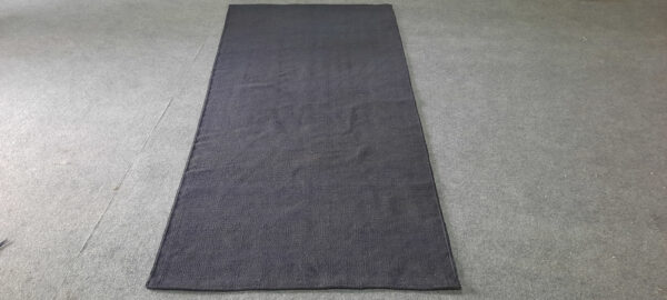 Black Boho Flatweave Wool Rug - Image 2